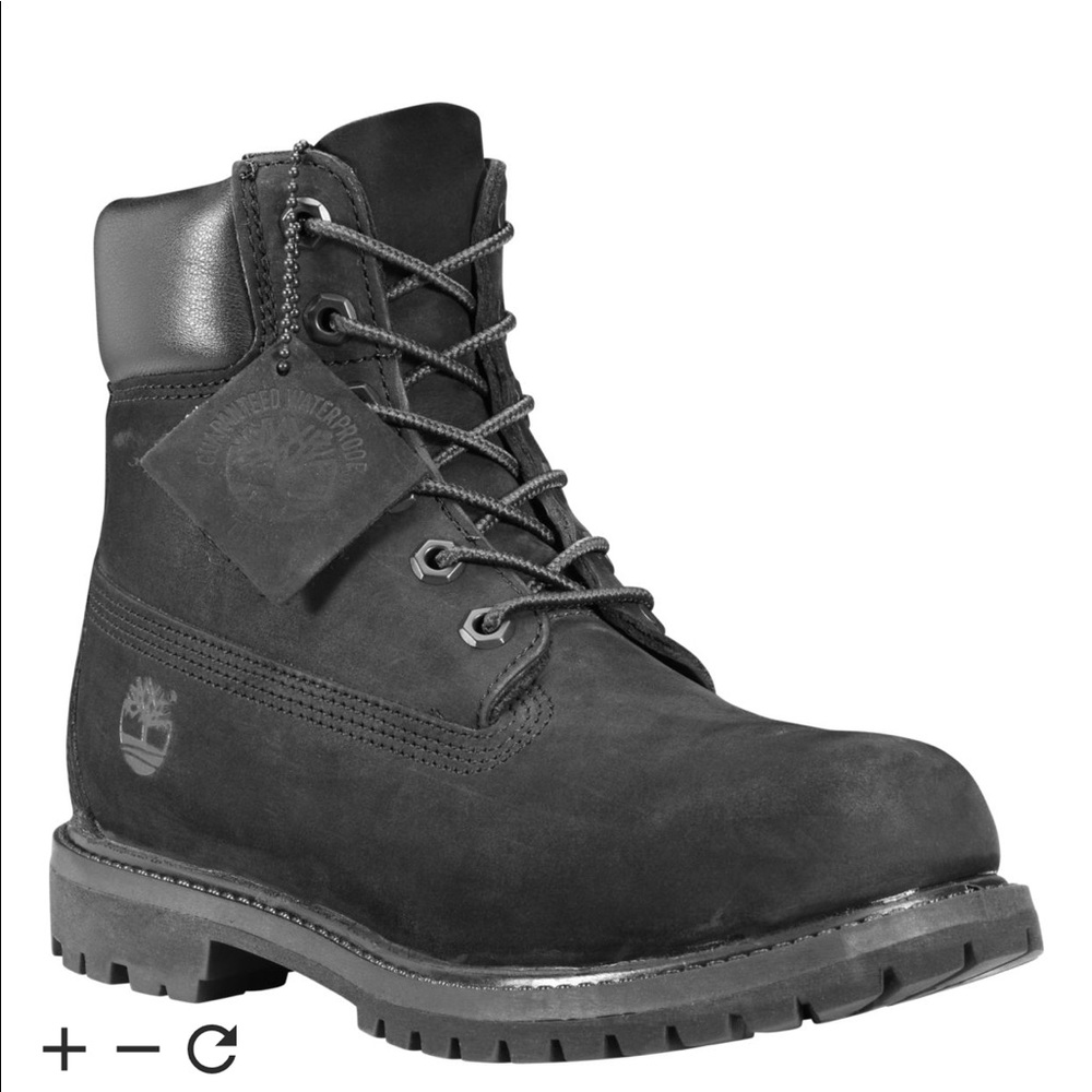Black Timbaland Boots Woman’s 6.5
